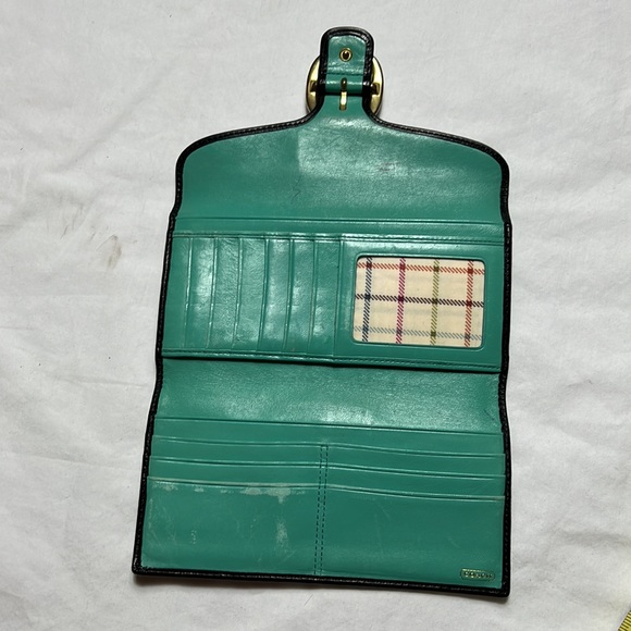 Coach women folded canvas/ leather wallet used - Picture 3 of 12